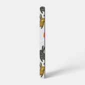 Cute Doodle Dog Patroon Samsung Galaxy Hoesje (Linkerkant)