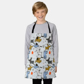 Cute Doodle Dog Patroon Schort (Gedragen)