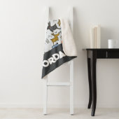 Cute Doodle Dog Patroon Sherpa Deken (In situ)