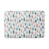 Cute Doodle Forest Pattern Badmat (Voorkant)