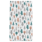 Cute Doodle Forest Pattern Klein Cadeauzakje (Voorkant)