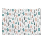 Cute Doodle Forest Pattern Kussensloop (Achterkant-Rechts)