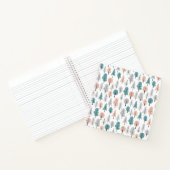 Cute Doodle Forest Pattern Notitieboek (Binnen)