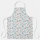 Cute Doodle Forest Pattern Schort (Voorkant)