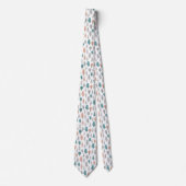 Cute Doodle Forest Pattern Stropdas (Voorkant)
