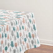 Cute Doodle Forest Pattern Tafelkleed (Voorbeeld)