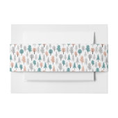 Cute Doodle Forest Pattern Uitnodigingen Wikkel (Voorkant Voorbeeld)