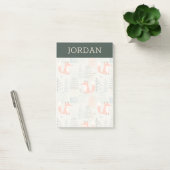 Cute Doodle Fox Forest Woodland Pattern Post-it® Notes (Kantoor)