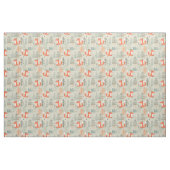 Cute Doodle Fox Forest Woodland Pattern Stof (Fat Quarter)