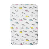 Cute Doodle Lightning Bolt Pattern Badmat (Voorkant Verticaal)