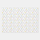 Cute Doodle Lightning Bolt Pattern Inpakpapier Vel (Voorkant 3)