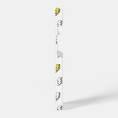 Cute Doodle Lightning Bolt Pattern iPhone Hoesje (Linkerkant)