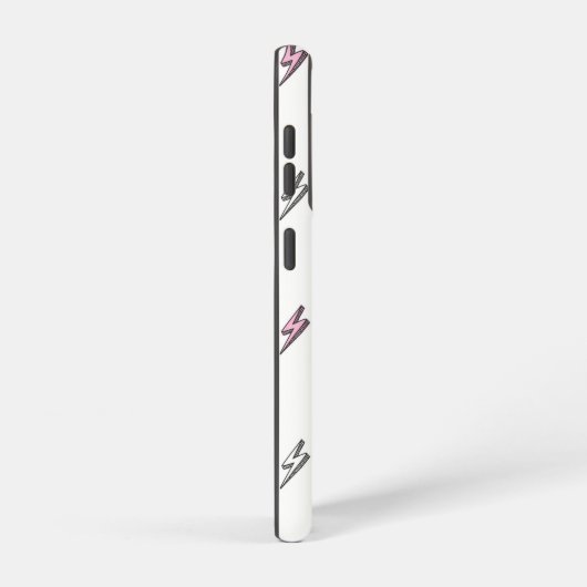 Cute Doodle Lightning Bolt Pattern Samsung Galaxy Hoesje (Rechterkant)