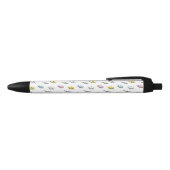 Cute Doodle Lightning Bolt Pattern Zwarte Inkt Pen (Bovenkant)