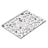 Cute Doodle Love Notebook Journal Notitieboek (Linkerzijde)