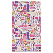 Cute Doodle Manicure Patroon Klein Cadeauzakje (Achterkant)