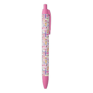 Cute Doodle Manicure Patroon Zwarte Inkt Pen