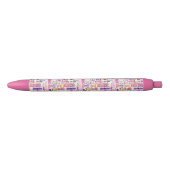 Cute Doodle Manicure Patroon Zwarte Inkt Pen (Voorkant)