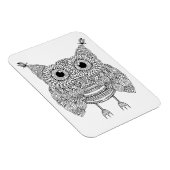 Cute Doodle Owl Magneet (Rechterzijde)