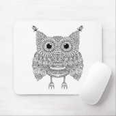 Cute Doodle Owl Muismat (Met muis)