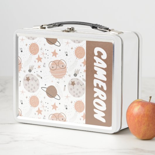 Cute Doodle Planet Pattern (In situ)