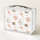 Cute Doodle Planet Pattern (Achterkant)