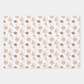 Cute Doodle Planet Pattern Inpakpapier Vel (Voorkant)