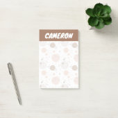 Cute Doodle Planet Pattern Post-it® Notes (Kantoor)