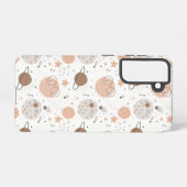 Cute Doodle Planet Pattern Samsung Galaxy Hoesje (Achterkant horizontaal)