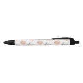 Cute Doodle Planet Pattern Zwarte Inkt Pen (Bovenkant)