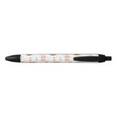 Cute Doodle Planet Pattern Zwarte Inkt Pen (Achterkant)