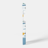 Cute Doodle School of Fish Pattern iPhone Hoesje (Linkerkant)