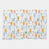 Cute Doodle School of Fish Pattern Theedoek (Horizontaal)