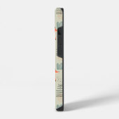 Cute Doodle Vos Bos Patroon iPhone Hoesje (Linkerkant)