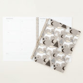 Cute Doodle Woodland Beer Pattern Planner (Display)