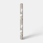 Cute Doodle Woodland Beer Pattern Samsung Galaxy Hoesje (Linkerkant)