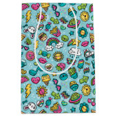 Cute Doodles-cadeautas Medium Cadeauzakje (Voorkant)