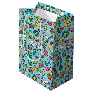 Cute Doodles-cadeautas Medium Cadeauzakje