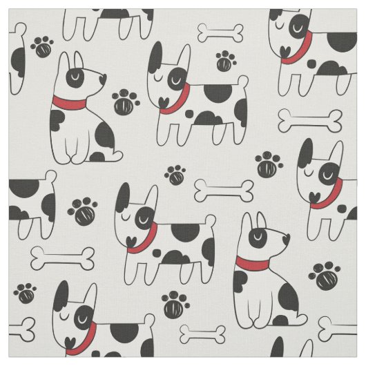 Cute Doses met Botten Stof (Swatch)