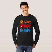 Cute Dot Pattern Smile September National Happy Do T-shirt (Voorkant volledig)