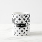 Cute Dotty Cats in Love Personated Koffiemok (Center)