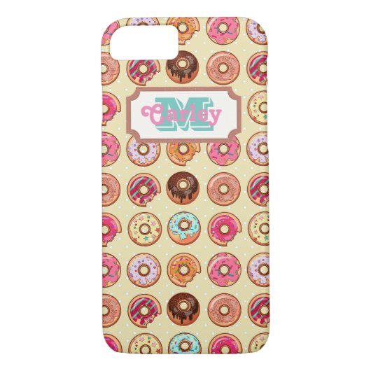 Cute Doughnut Pattern Case-Mate iPhone Case (Achterkant)
