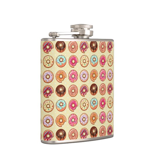 Cute Doughnut Pattern Heupfles (Rechts)