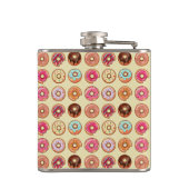 Cute Doughnut Pattern Heupfles (Achterkant)