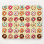 Cute Doughnut Pattern Muismat (Voorkant)