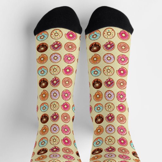 Cute Doughnut Pattern Sokken (Top)