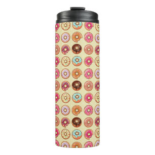 Cute Doughnut Pattern Thermosbeker