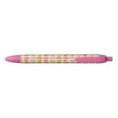Cute Doughnut Pattern Zwarte Inkt Pen (Achterkant)