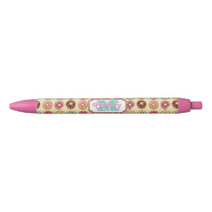 Cute Doughnut Pattern Zwarte Inkt Pen