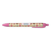 Cute Doughnut Pattern Zwarte Inkt Pen (Bodem)